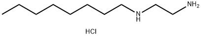 1,2-EthanediaMine, N-octyl-, dihydrochloride Structure