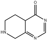 Pyrido[3,4-d]pyriMidin-4(4aH)-one, 5,6,7,8-tetrahydro- Structure