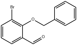 2-BENZYLOXY-3-BROMOBENZALDEHYDE Structure