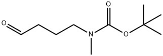tert-butyl 3-formylpropylmethylcarbamate Structure