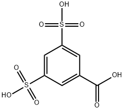 3,5-disulphobenzoic acid Structure