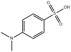 4-(dimethylamino)benzenesulphonic acid 구조식 이미지