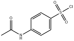 4-(아세틸아미노)벤젠설포닐 클로라이드 구조식 이미지