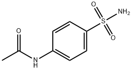 4-Acetamidobenzenesulfonamide Structure