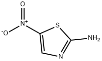 2-아미노-5-니트로티아졸 구조식 이미지