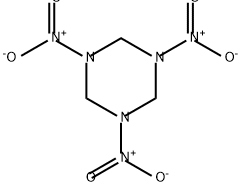 HEXAHYDRO-1,3,5-TRINITRO-1,3,5-TRIAZINE Structure