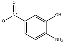 2-아미노-5-니트로페놀 구조식 이미지