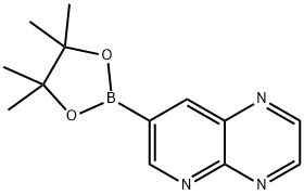 Pyrido[2,3-b]pyrazin-7-ylboronic acid pinacol ester Structure