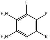 5-BroMo-3,4-difluorobenzene-1,2-diaMine 구조식 이미지