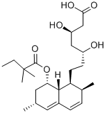 심바스타틴산 구조식 이미지