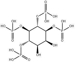 myo-Inositol 1,4,5,6-Tetrakis(phosphate) 구조식 이미지