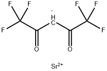 Strontium hexafluoro-2,4-pentanedionate Structure