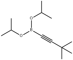 (2-T-BUTYL-1-ETHYNYL)DIISOPROPOXYBORANE& Structure