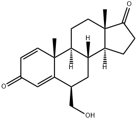 Exemestane Related Compound B (15 mg) (6-hydroxymethylandrostra-1,4-diene-3,17-dione) Structure