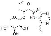 2'-valeryl-6-methoxypurine arabinoside Structure