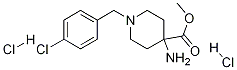 4-아미노-1-(4-클로로-벤질)-피페리딘-4-카르복실산메틸에스테르디히드로클로라이드 구조식 이미지