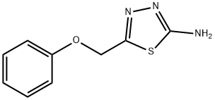 5-페녹시메틸-[1,3,4]티아디아졸-2-일라민 구조식 이미지