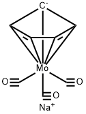 CYCLOPENTADIENYLMOLYBDENUM TRICARBONYL SODIUM Structure