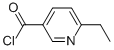 3-Pyridinecarbonyl chloride, 6-ethyl- (9CI) Structure