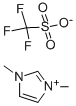 1,3-DIMETHYLIMIDAZOLIUM TRIFLUOROMETHANESULFONATE Structure