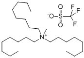 METHYLTRIOCTYLAMMONIUM TRIFLUOROMETHANESULFONATE Structure