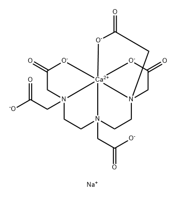 calcium trisodium pentetate Structure