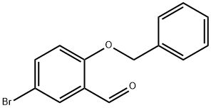 2-(BENZYLOXY)-5-BROMOBENZALDEHYDE Structure