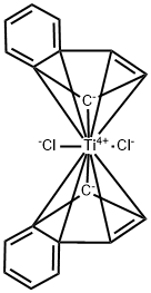 DICHLOROBIS(INDENYL)TITANIUM(IV) Structure