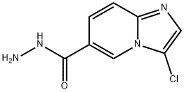 IMidazo[1,2-a]pyridine-6-carboxylic acid, 3-chloro-, hydrazide Structure