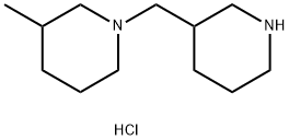 3-Methyl-1-(3-piperidinylmethyl)piperidinedihydrochloride 구조식 이미지