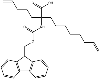 N-Fmoc-2-amino-2-(pent-4-enyl)dec-9-enoic acid Structure