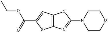 ethyl 2-morpholin-4-ylthieno[2,3-d][1,3]thiazole-5-carboxylate 구조식 이미지