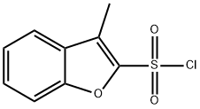 3-Methyl-1-benzofuran-2-sulfonyl chloride Structure