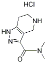 N,N-Dimethyl-4,5,6,7-tetrahydro-1H-pyrazolo-[4,3-c]pyridine-3-carboxamide hydrochloride 구조식 이미지