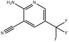 2-amino-5-(trifluoromethyl)pyridine-3-carbonitrile Structure