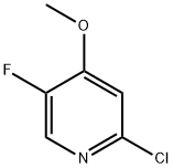 2-chloro-5-fluoro-4-Methoxypyridine Structure