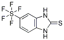 5-Pentafluorosulfanyl-1H-benzo[d]imidazole-2(3H)-thione 구조식 이미지
