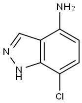 7-CHLORO-INDAZOL-4-AMINE Structure