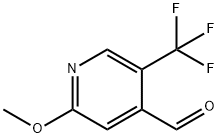 2-Methoxy-5-(trifluoromethyl)isonicotinaldehyde Structure
