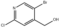 (5-브로모-2-클로로피리딘-4-일)메탄올 구조식 이미지