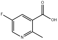 5-Fluoro-2-Methyl-nicotinic acid Structure