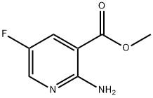 2-AMINO-5-FLUORO-3-PYRIDINECARBOXYLIC ACID METHYL ESTER 구조식 이미지