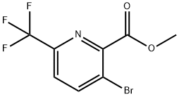 Methyl 3-bromo-6-(trifluoromethyl)picolinate Structure