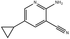 2-aMino-5-cyclopropylnicotinonitrile Structure