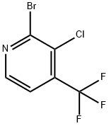 2-bromo-3-chloro-4-(trifluoromethyl)pyridine Structure