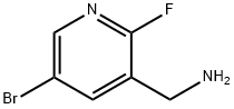 3-Aminomethyl-5-bromo-2-fluoropyridine Structure