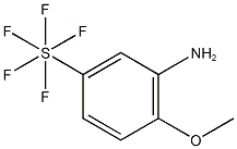 2-Methoxy-5-(pentafluorosulfur)aniline Structure