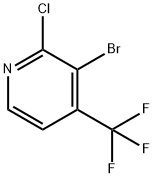 3-Bromo-2-chloro-4-(trifluoromethyl)pyridine Structure