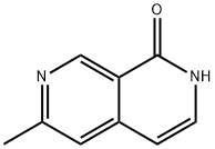 6-메틸-2H-[2,7]나프티리딘-1-온 구조식 이미지