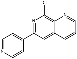 8-Chloro-6-(pyridin-4-yl)-1,7-naphthyridine 구조식 이미지